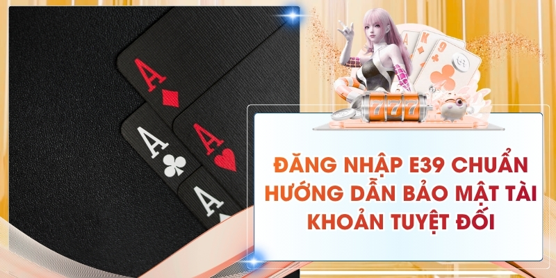 Đăng Nhập E39 Chuẩn - Hướng Dẫn Bảo Mật Tài Khoản Tuyệt Đối
