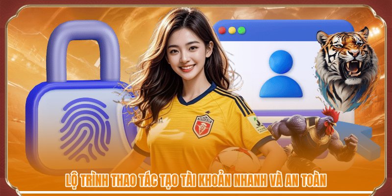 Lộ trình thao tác tạo tài khoản nhanh và an toàn
