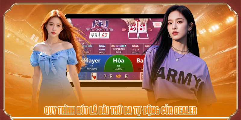 Quy trình rút lá bài thứ ba tự động của Dealer