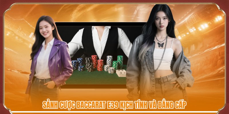 Sảnh cược baccarat E39 kịch tính và đẳng cấp