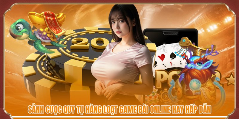 Sảnh cược quy tụ hàng loạt game bài online hay hấp dẫn